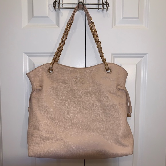 Blush Pink Tory Burch Large Shoulder Bag Tote - Picture 3 of 13